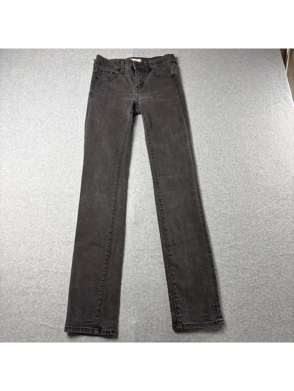 Madewell Jeans Alley Straight Leg Womens 24 (Measure 26x30) Black